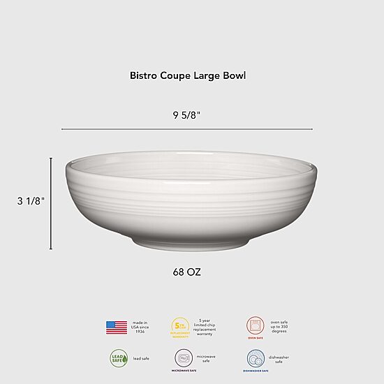 Fiesta Bistro Coupe Large Serving Bowl
