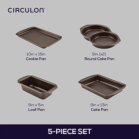 Circulon® Nonstick Bakeware 5pc. Bakeware Set