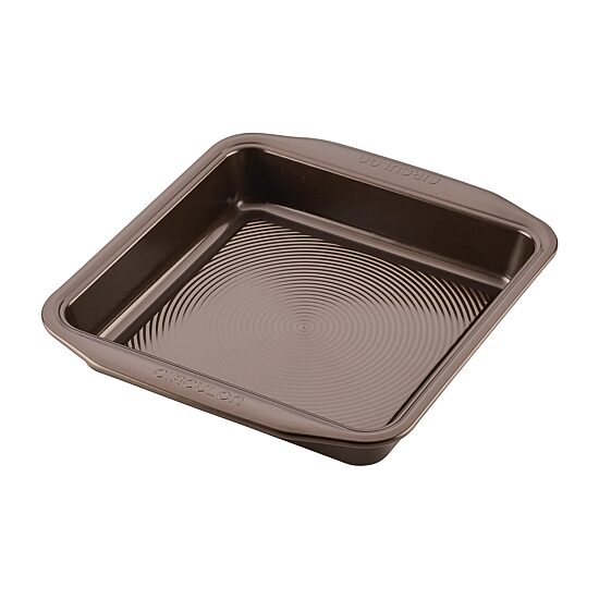 Circulon® Nonstick Bakeware, 9-Inch Square Cake Pan, Chocolate