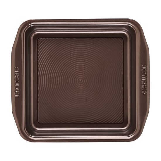 Circulon® Nonstick Bakeware, 9-Inch Square Cake Pan, Chocolate