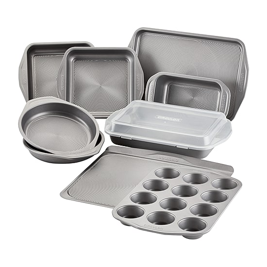 Circulon® Total Nonstick Bakeware, 10-Piece Set, Gray