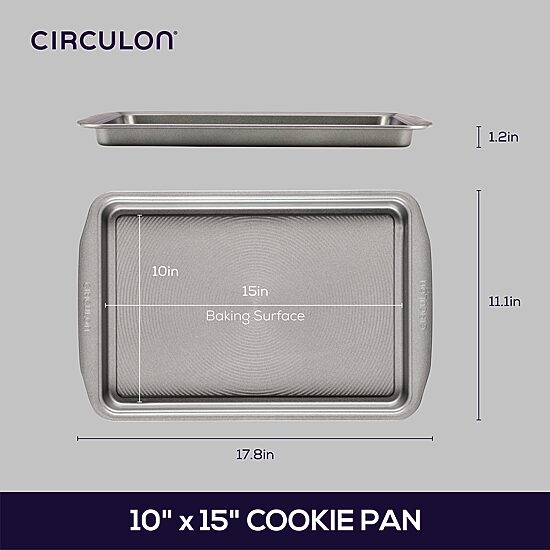 Circulon 10" X 15" Non-Stick Cookie Sheet