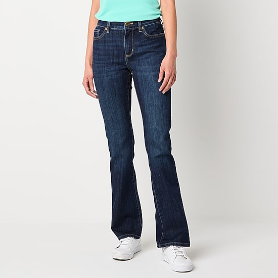 St. John's Bay Womens Mid Rise Bootcut Jean