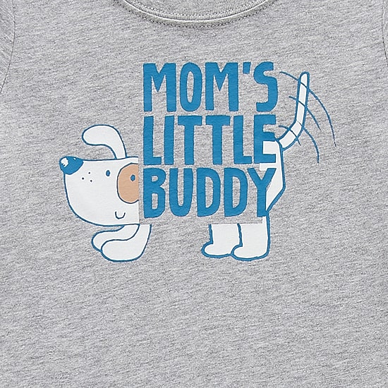 Okie Dokie Baby Boys Crew Neck Short Sleeve Regular Fit Graphic T-Shirt