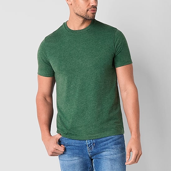 St. John's Bay Super Soft Mens Crew Neck Short Sleeve T-Shirt
