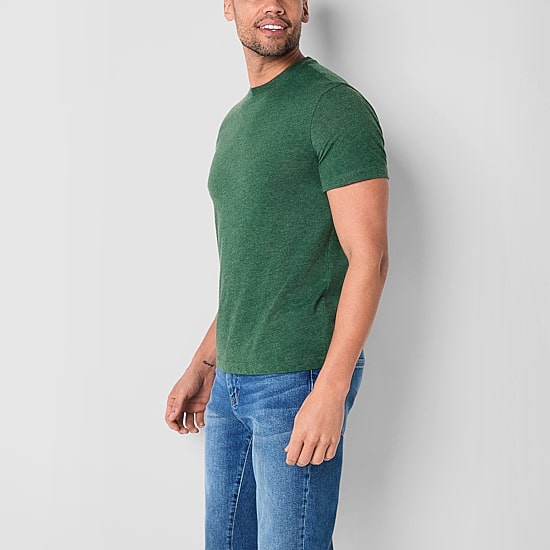 St. John's Bay Super Soft Mens Crew Neck Short Sleeve T-Shirt