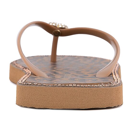 Juicy Couture Womens Bling Heart Flip-Flops