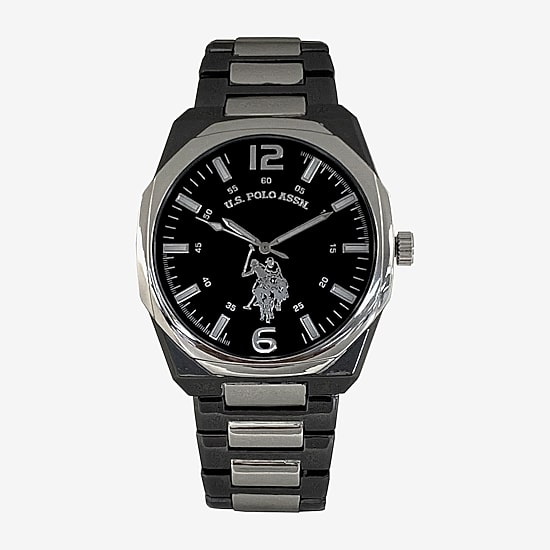 U.S. Polo Assn. Mens Two Tone 4-pc. Watch Boxed Set Usc20298jc