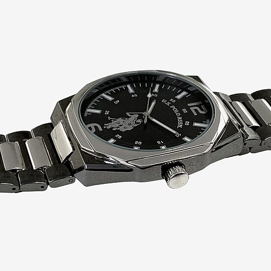 U.S. Polo Assn. Mens Two Tone 4-pc. Watch Boxed Set Usc20298jc