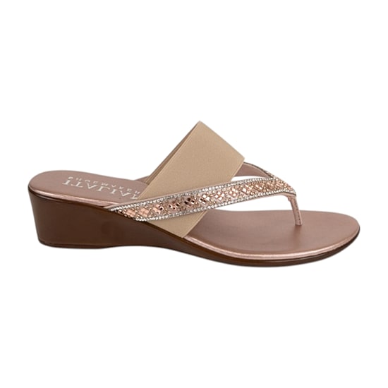 Italiana By Italian Shoemakers Womens Jase Wedge Sandals