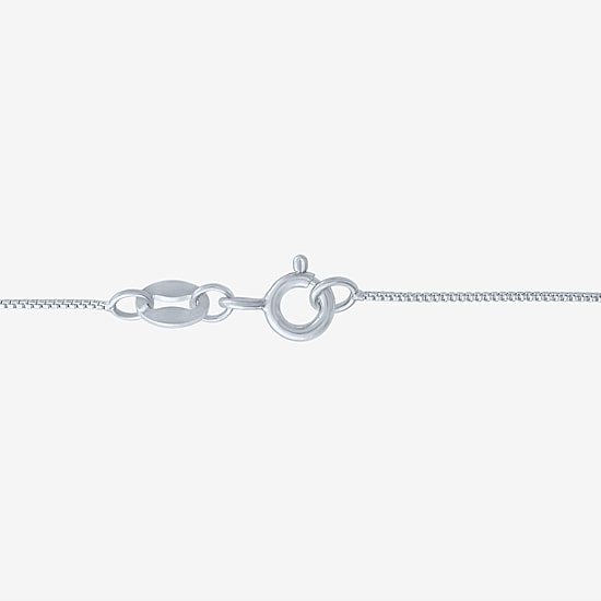 Yes, Please! (G-H / Si2-I1) Womens Diamond Accent Lab Grown White Diamond Pure Silver Over Brass Heart 18 Inch Pendant Necklace