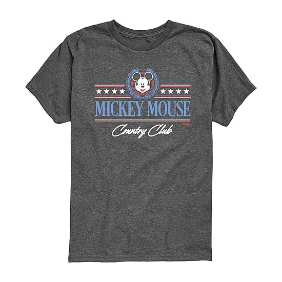 Disney Collection Little & Big Kid Boys Crew Neck Short Sleeve Regular Fit Mickey Mouse Graphic T-Shirt