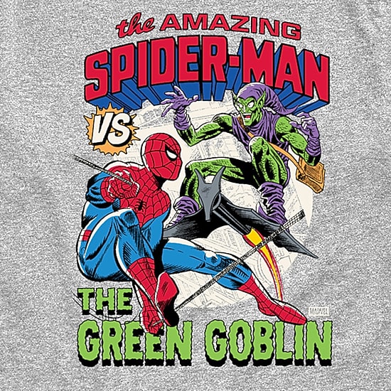 Disney Collection Little & Big Kid Boys Crew Neck Short Sleeve Regular Fit Marvel Spiderman Graphic T-Shirt