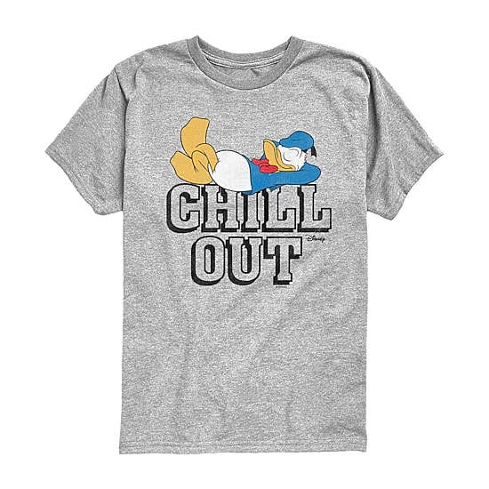 Disney Collection Little & Big Kid Boys Crew Neck Short Sleeve Regular Fit Donald Duck Graphic T-Shirt
