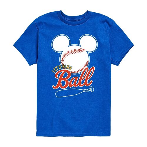 Disney Collection Toddler Boys Crew Neck Short Sleeve Regular Fit Mickey Mouse Graphic T-Shirt, 4t, Blue