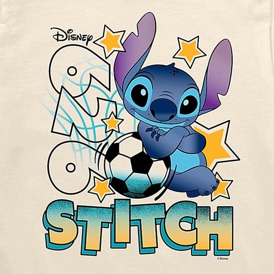 Disney Collection Toddler Boys Crew Neck Short Sleeve Regular Fit Lilo & Stitch Graphic T-Shirt