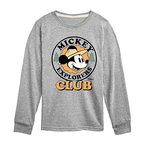 Disney Collection Toddler Boys Crew Neck Short Sleeve Regular Fit Mickey Mouse Graphic T-Shirt, 2t, Gray
