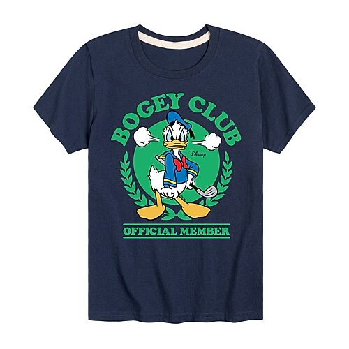 Disney Collection Toddler Boys Crew Neck Short Sleeve Regular Fit Donald Duck Graphic T-Shirt, 4t, Blue