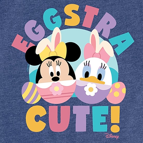Disney Collection Little & Big Kid Girls Crew Neck Short Sleeve Regular Fit Daisy Duck Minnie Mouse Graphic T-Shirt