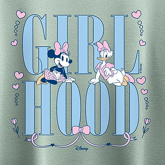 Disney Collection Little & Big Kid Girls Crew Neck Short Sleeve Regular Fit Minnie Mouse Graphic T-Shirt