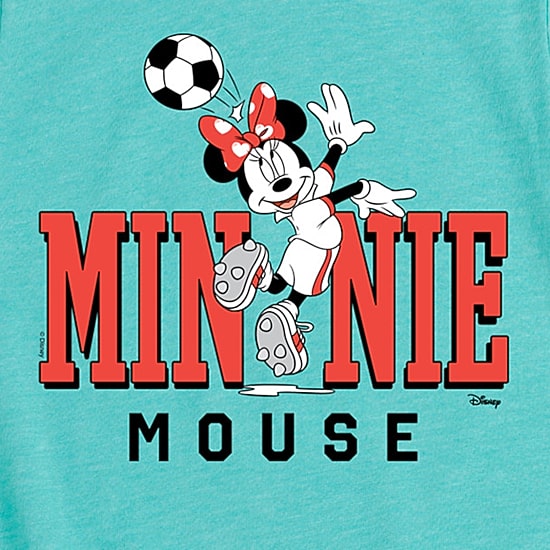 Disney Collection Toddler Girls Crew Neck Short Sleeve Regular Fit Minnie Mouse Graphic T-Shirt