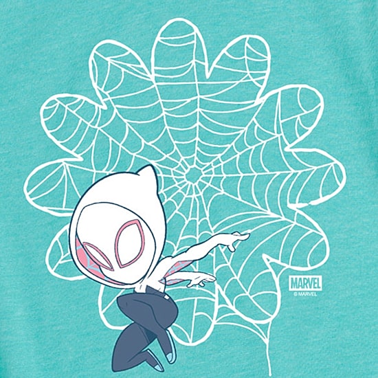 Disney Collection Toddler Girls Crew Neck Short Sleeve Regular Fit Marvel Spiderman Graphic T-Shirt