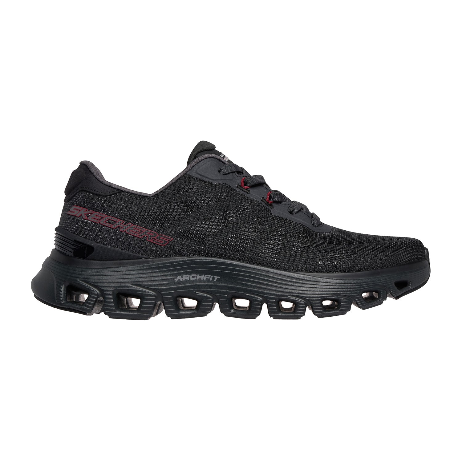 Skechers Arch Fit Glide Step Wave Bremet Mens Slip-On Walking Shoes