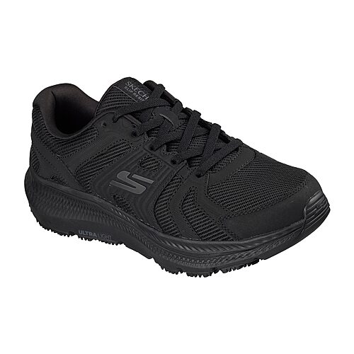 Skechers Men's Work Slip-Resistant Relaxed Fit: Consistent 2.0 - Trevida Sneaker | Size 13.0 | Black