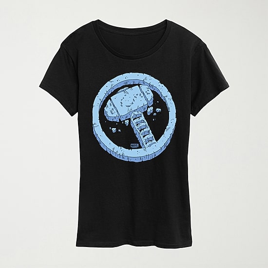 Thor Rock Icon Womens Crew Neck Short Sleeve Classic Fit Thor Graphic T-Shirt