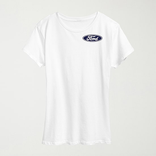 1970 Ford Bronco American Womens Crew Neck Short Sleeve Classic Fit Graphic T-Shirt