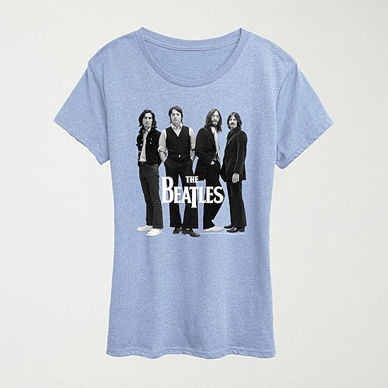 Group Photo Womens Crew Neck Short Sleeve Classic Fit Friends Graphic T-Shirt