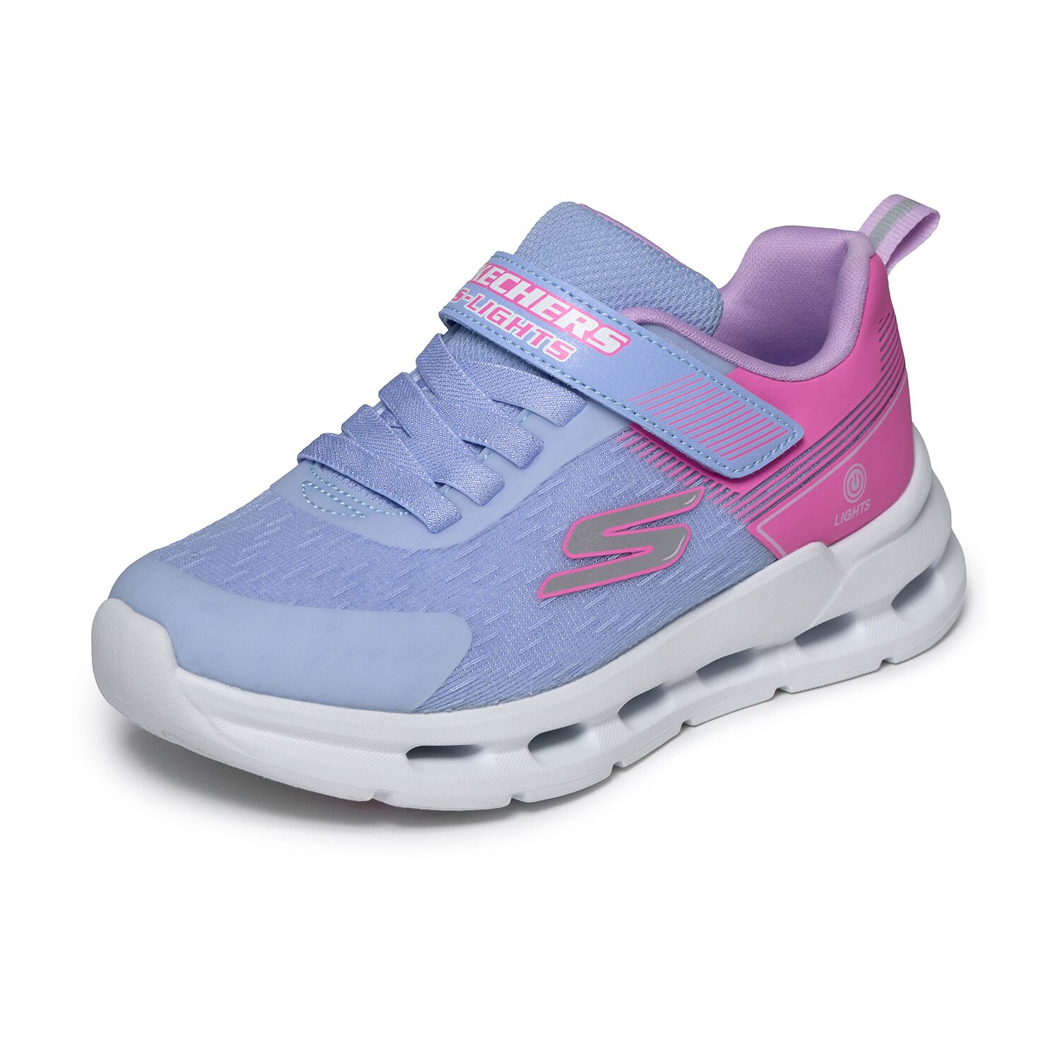 Skechers Glide-Step Lights Toddler Girls Sneakers