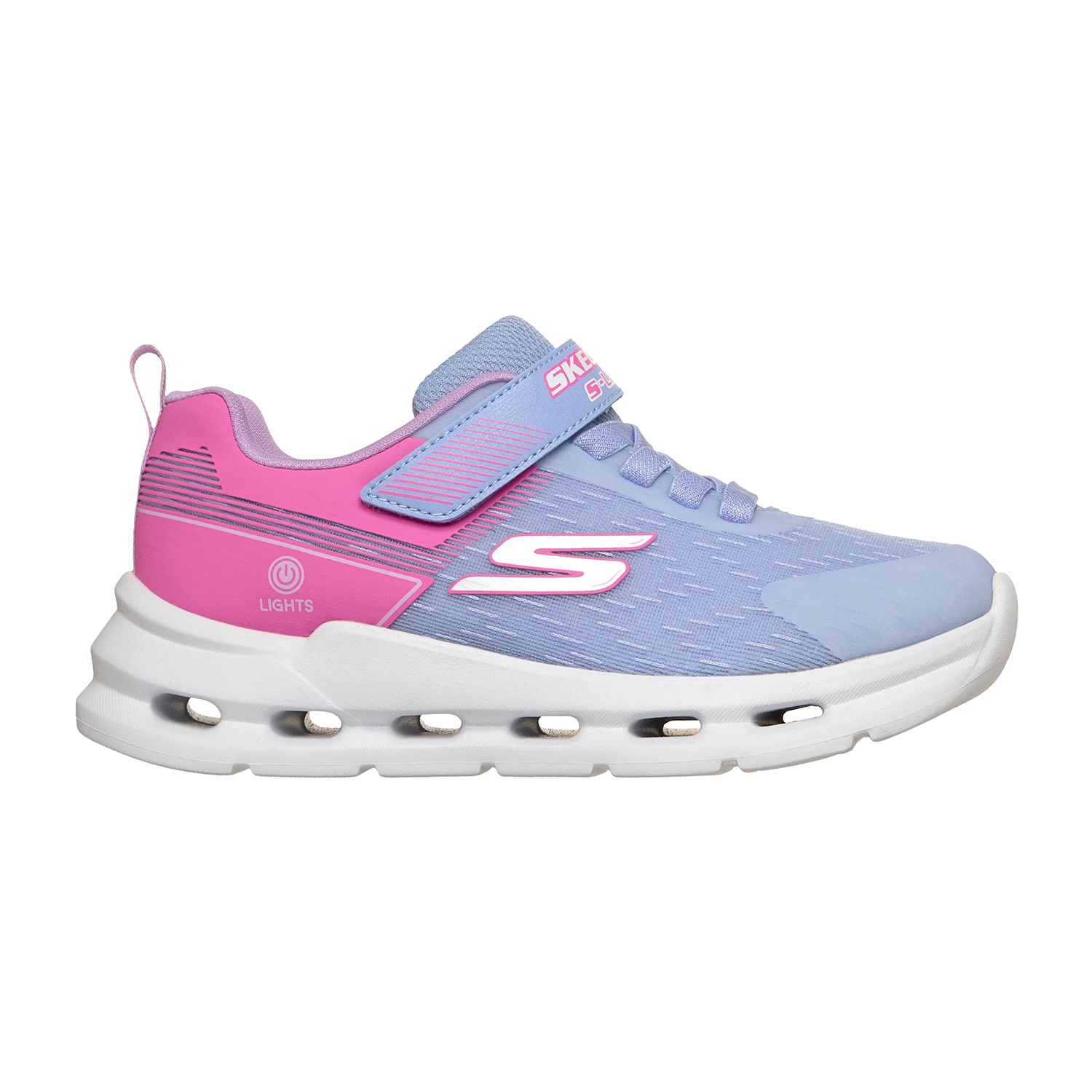 Skechers Glide-Step Lights Toddler Girls Sneakers