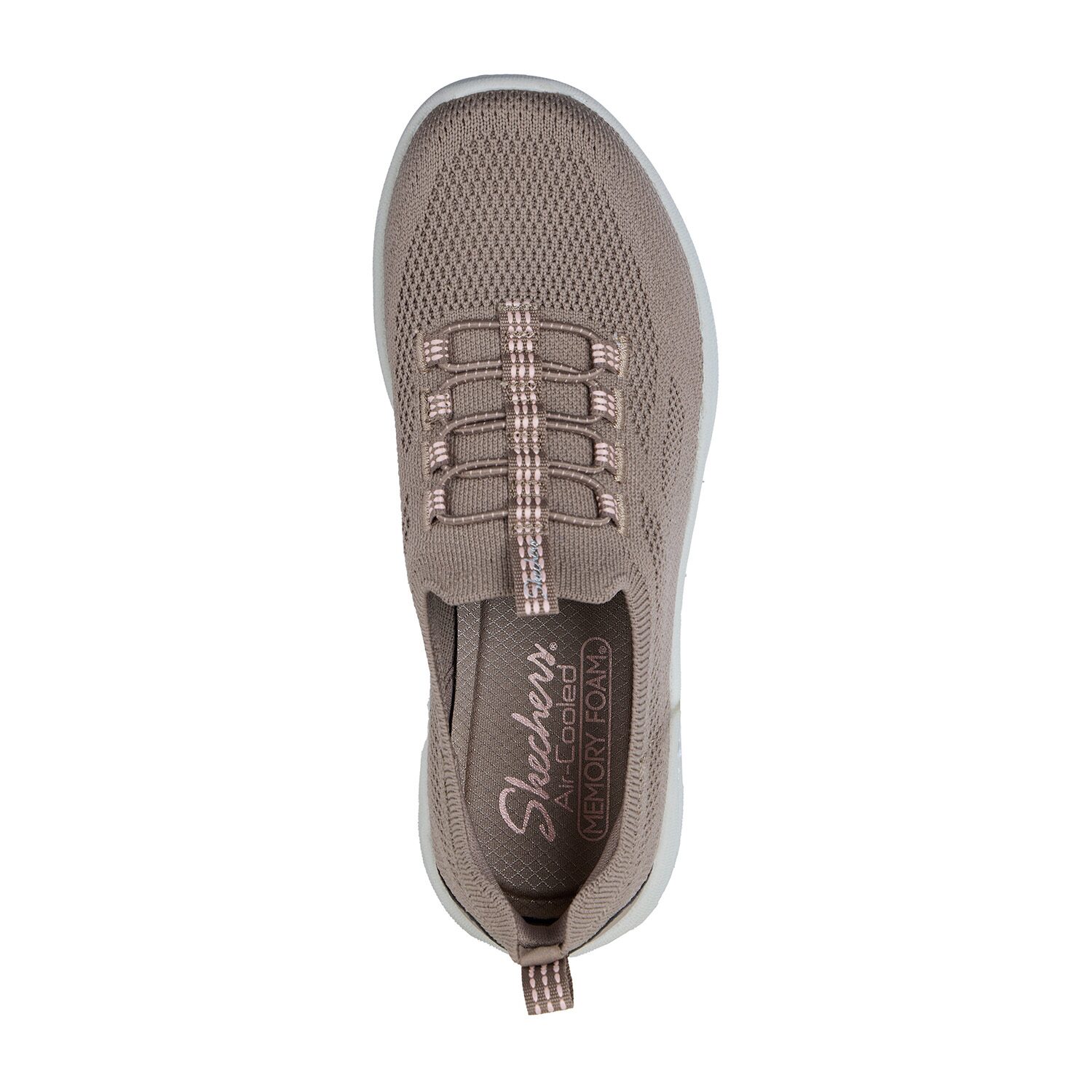 Skechers Radiance Womens Almond Closed Toe Slip-On Shoe