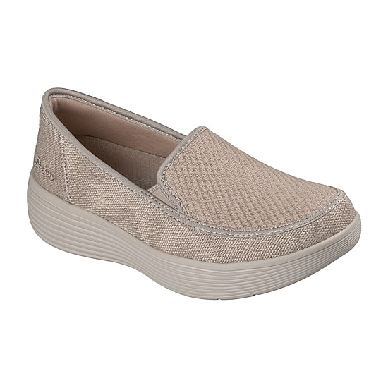 Skechers Arch Fit Laguna Womens Almond Closed Toe Slip-On Shoe
