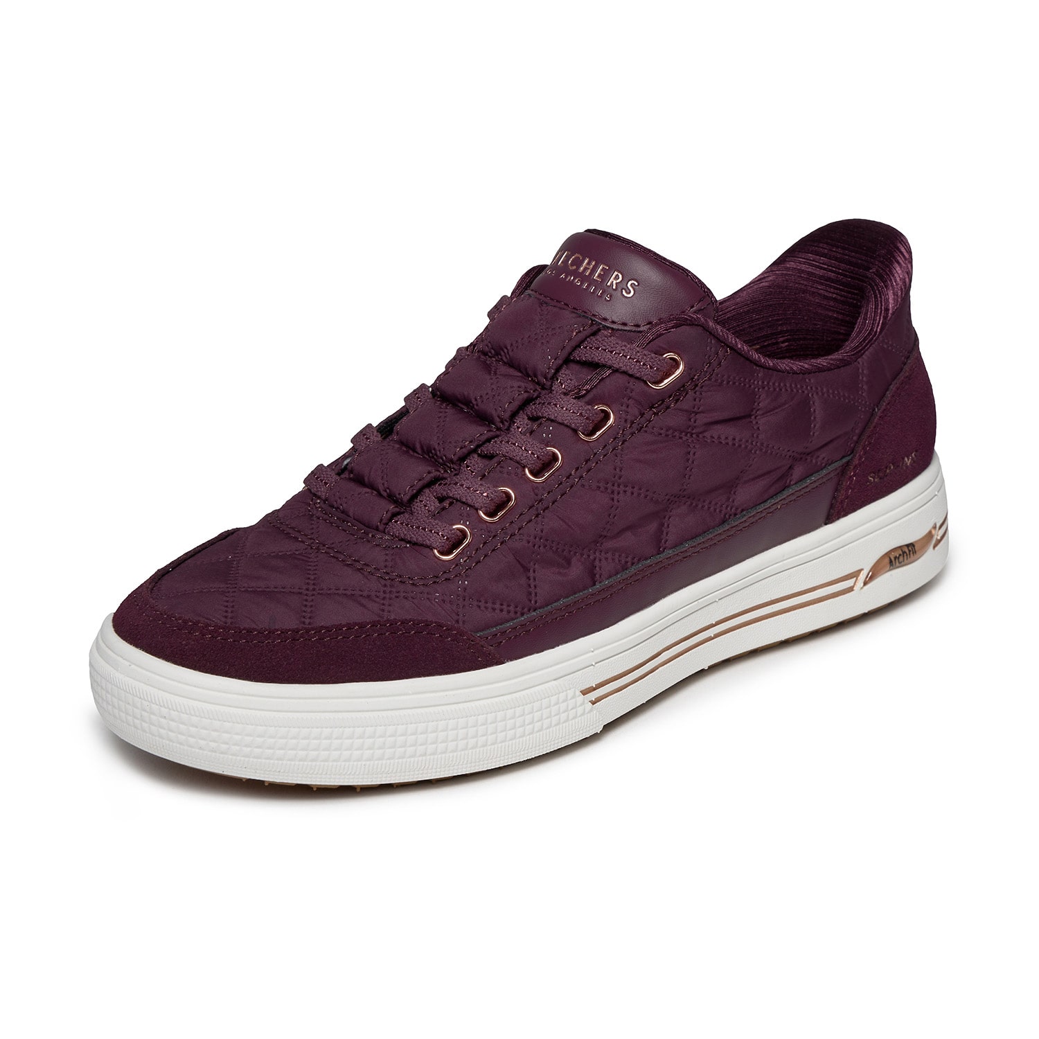 Skechers Hands Free Slip-Ins Arch Fit Arcade Cozy Cuddle Steps Womens Sneakers