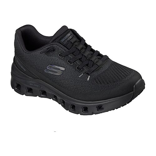 Skechers Women's Work Slip-Resistant: Glide-Step Pro - Terella Sneaker | Size 9.5 | Black | Machine Washable