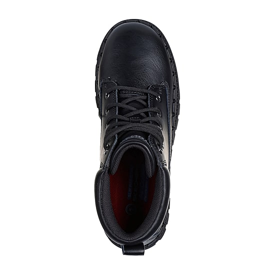 Skechers Womens Jammers Slip Resistant Flat Heel Work Boots