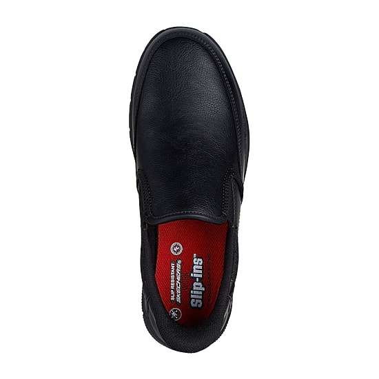 Skechers Hands Free Slip-Ins Nampa Broxtin Mens Moc Closed Toe Work Shoes Wide Width