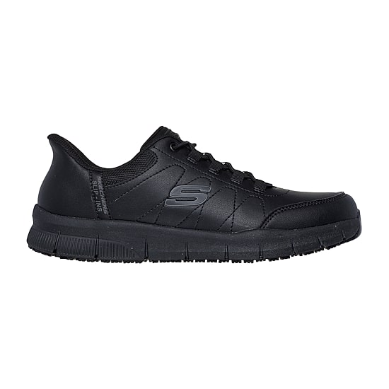 Skechers Hands Free Slip-Ins Nampa Knotly Mens Round Work Shoes Wide Width