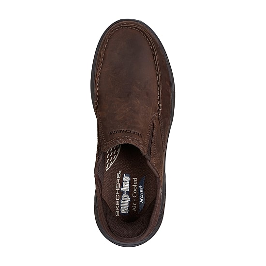 Skechers Hands Free Slip-Ins Arch Fit Motley Milo Mens Moc Closed Toe Slip-On Shoe