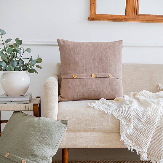 LR Home Zoya Square Throw Pillow