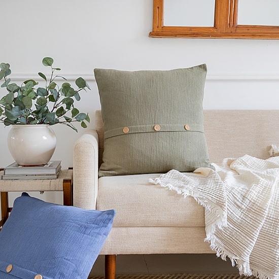 LR Home Zoya Square Throw Pillow
