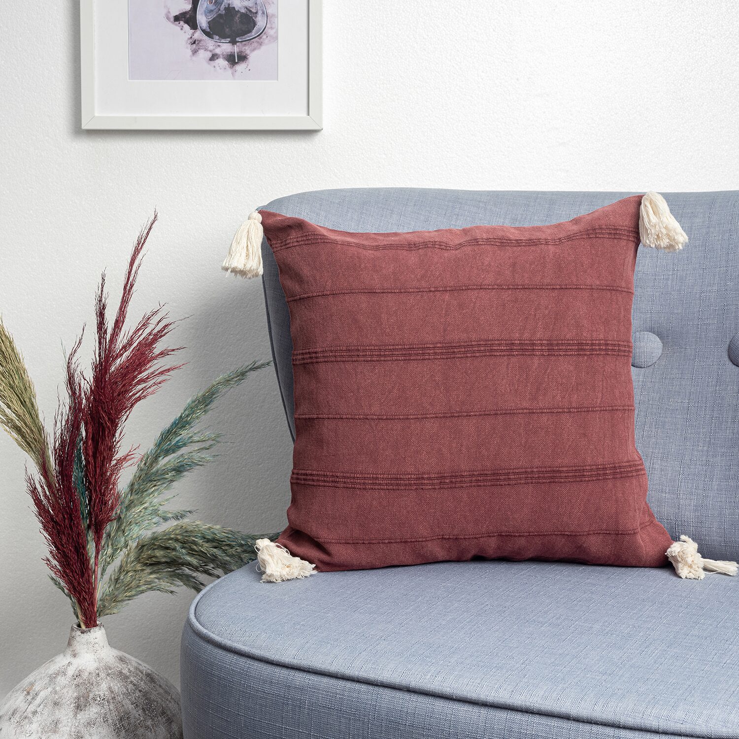 LR Home Kaya Square Throw Pillow