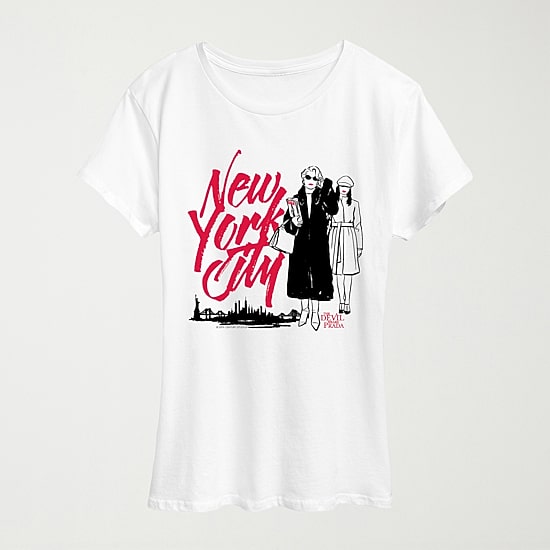 New York City Devil Wears Prada Womens Crew Neck Short Sleeve Classic Fit Graphic T-Shirt