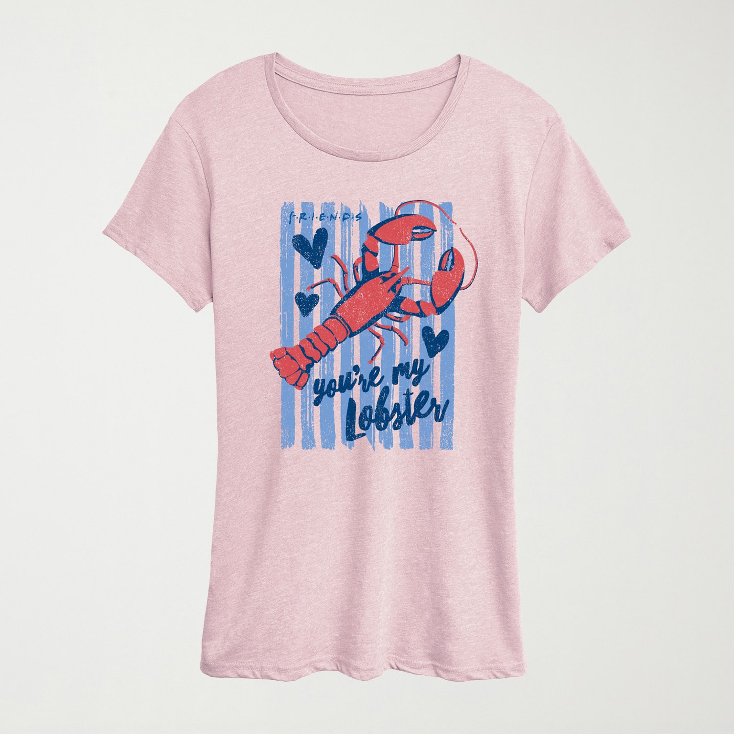 Youre My Lobster Womens Crew Neck Short Sleeve Classic Fit Friends Graphic T-Shirt