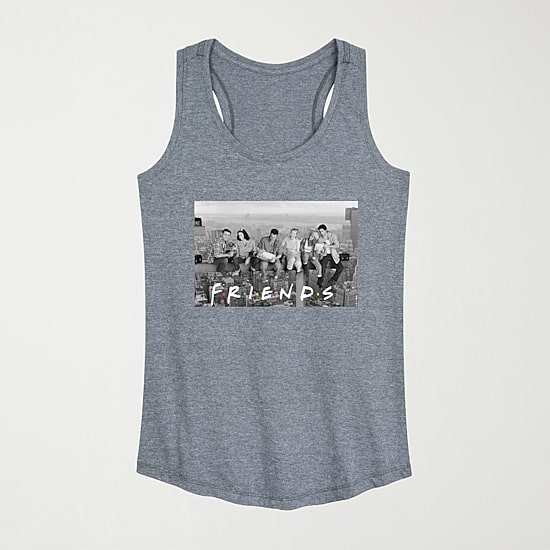 Friends Womens Scoop Neck Sleeveless Friends Tank Top