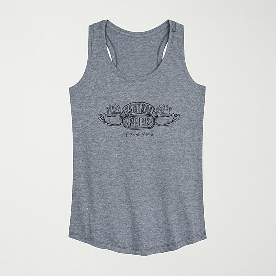 Central Perk Logo Womens Crew Neck Sleeveless Friends Tank Top