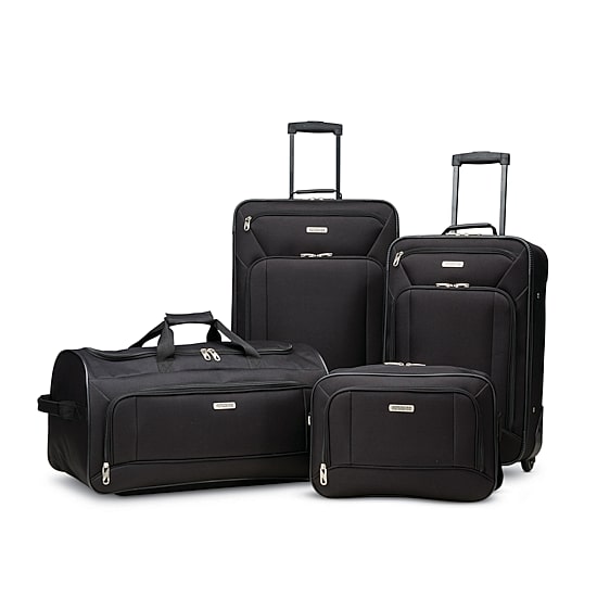 American Tourister Fieldbrook XLT 4-pc. Lightweight Softside Luggage Set