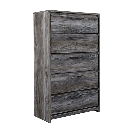 Signature Design by Ashley Baystorm 5-Drawer Chest in Dark Gray